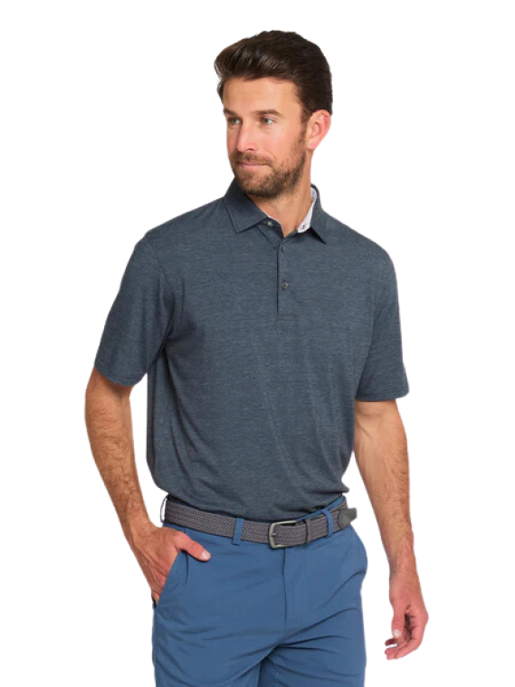 tasc Cloud Polo Black Heather