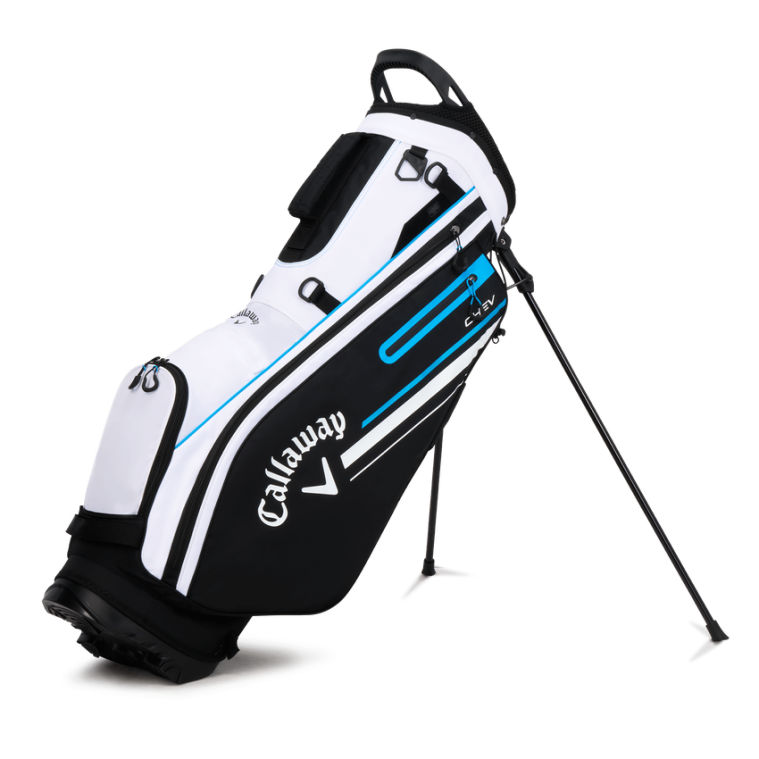 Chev Stand Bag White