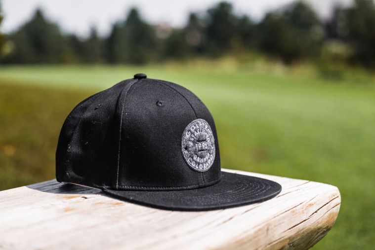 Ahead Classic Flat Bill Hat--Black