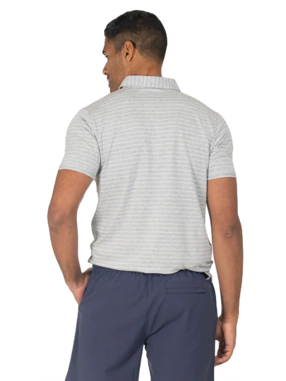 tasc Everywear Polo Tidal Stripe