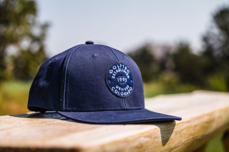 Ahead Classic Flat Bill Hat--Navy