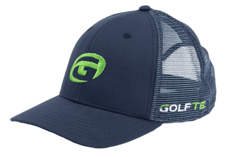 GOLFTEC Cotton Mesh Back Cap-Navy