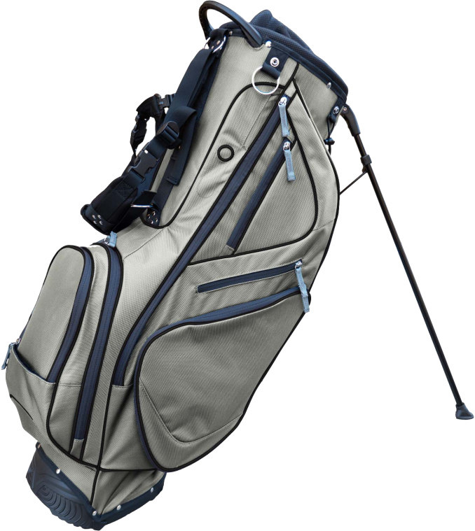 Ballistic Aficionado Stand Bags-Silver-Black