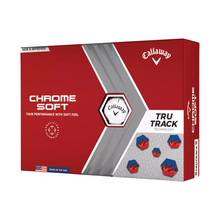 Callaway Chrome Soft Red & Blue TruTrack Golf Balls
